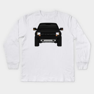 Raptor 2013 Black Kids Long Sleeve T-Shirt